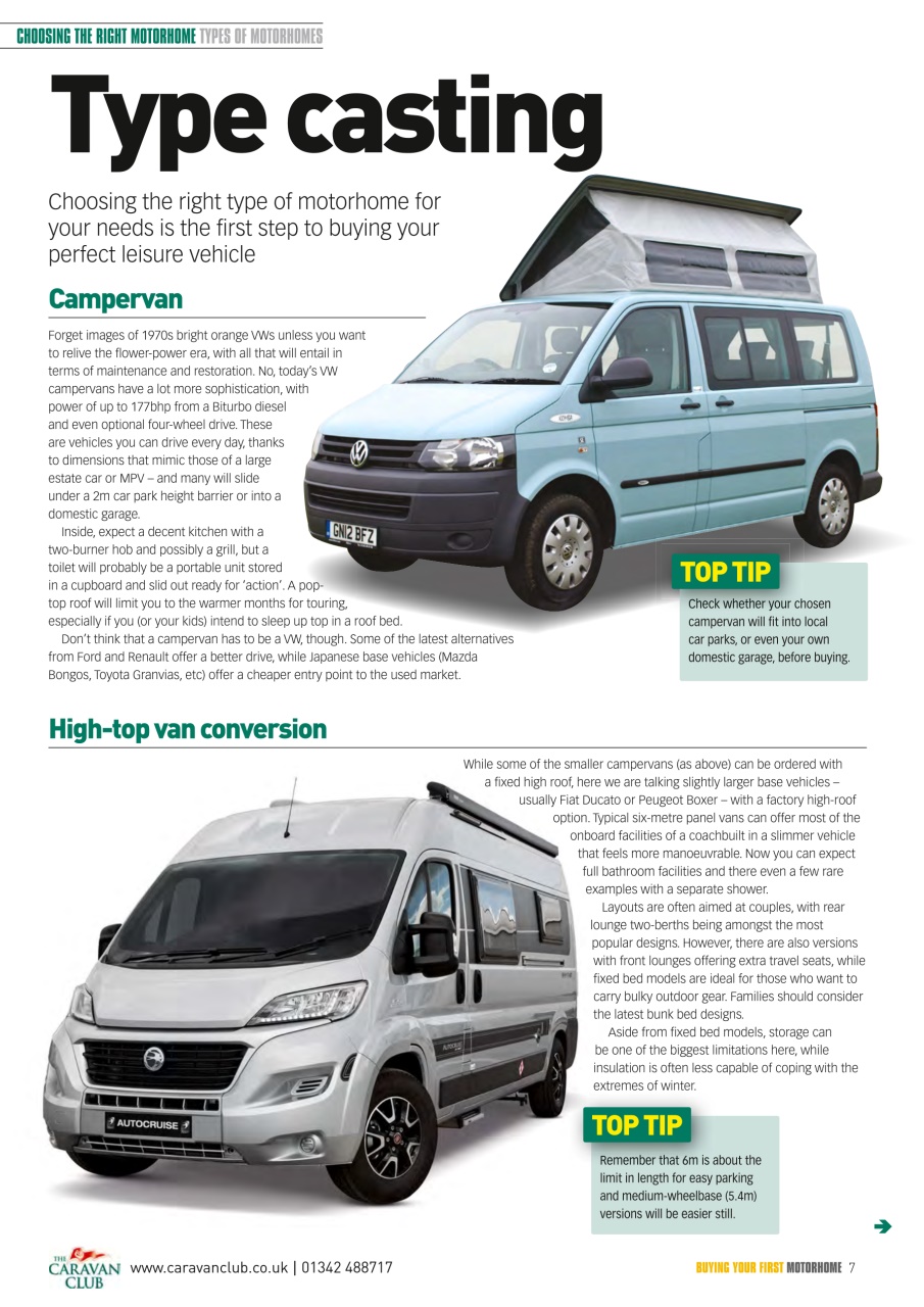 Buying Your Perfect Motorhome Preview Pages