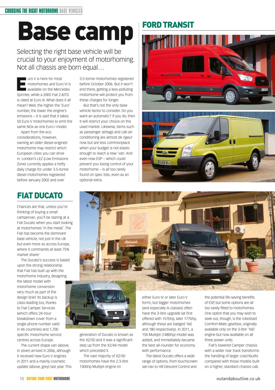 Buying Your Perfect Motorhome Preview Pages