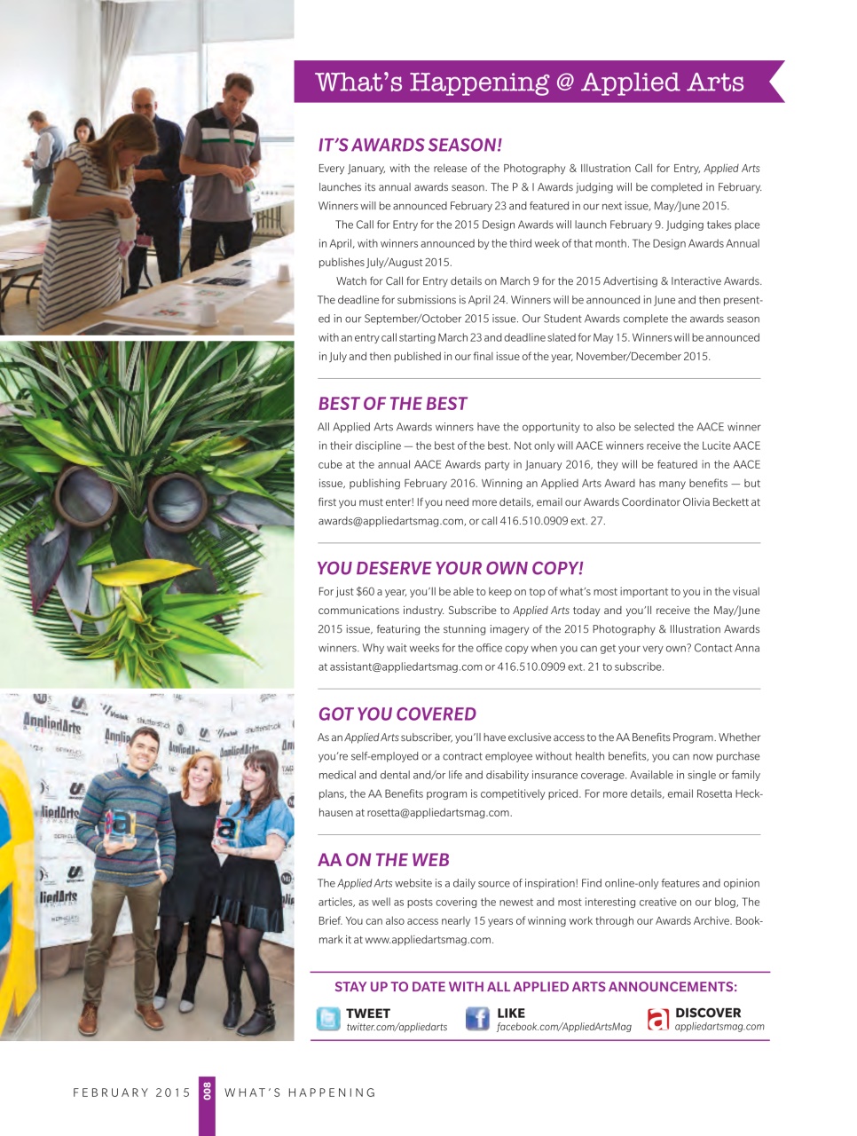 Applied Arts Preview Pages