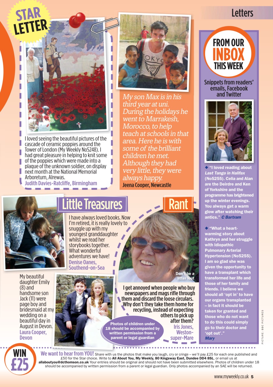 My Weekly Preview Pages