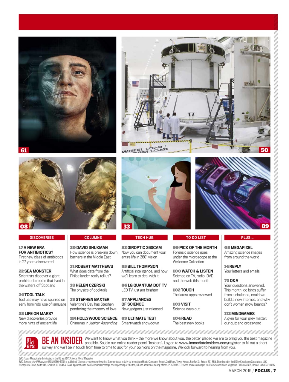 BBC Science Focus Magazine Preview Pages