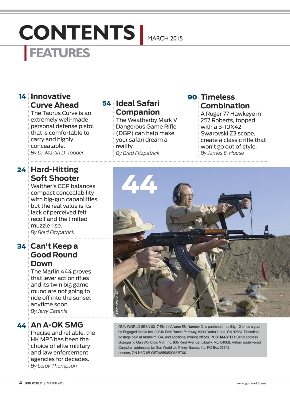 Gun World Preview Pages