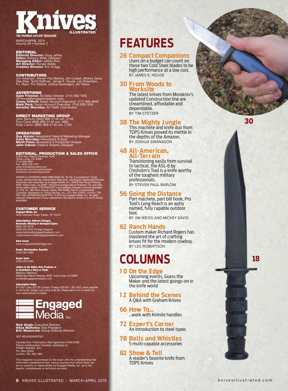 Knives Illustrated Preview Pages