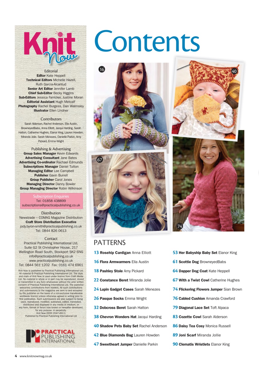Knit Now Preview Pages