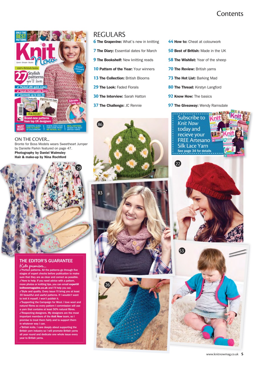 Knit Now Preview Pages