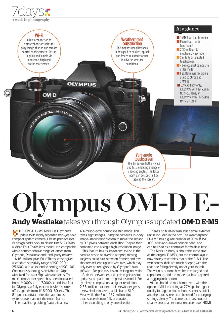 Amateur Photographer Preview Pages