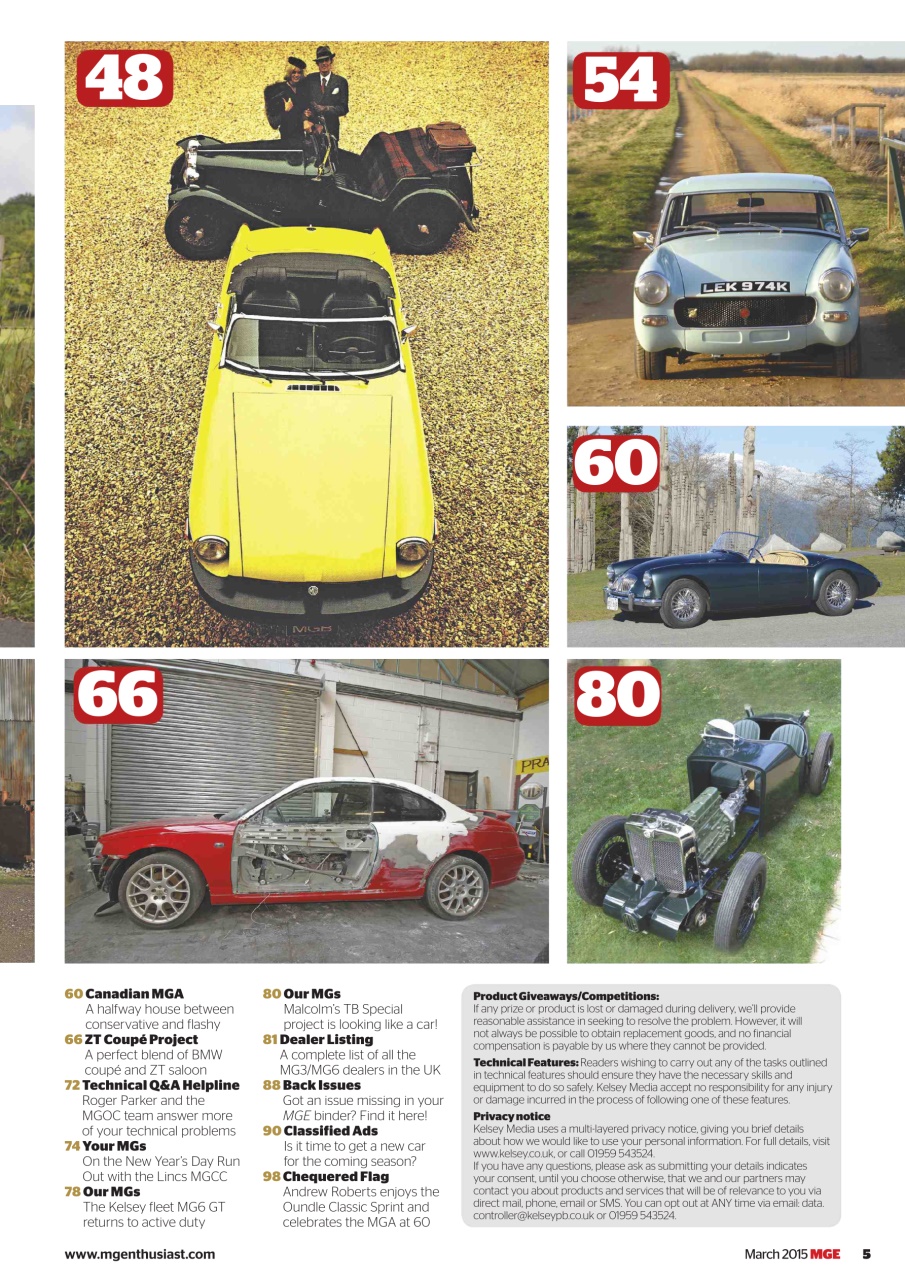 MG Enthusiast Preview Pages
