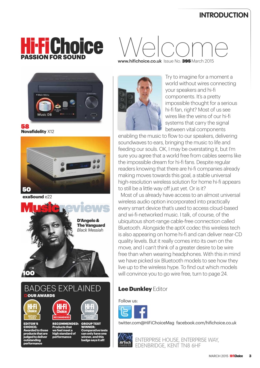 Hi-Fi Choice Preview Pages