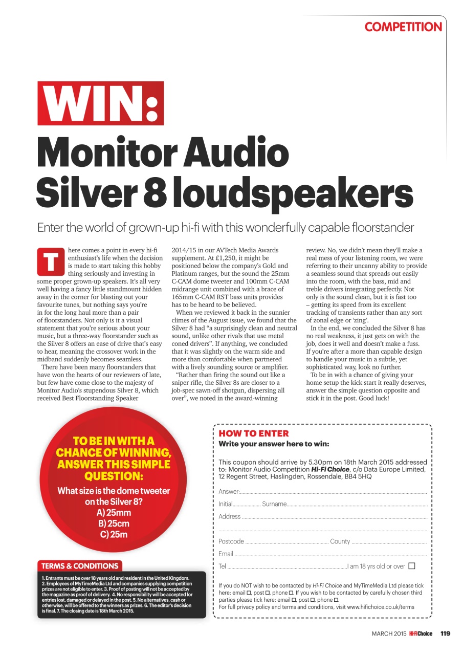 Hi-Fi Choice Preview Pages