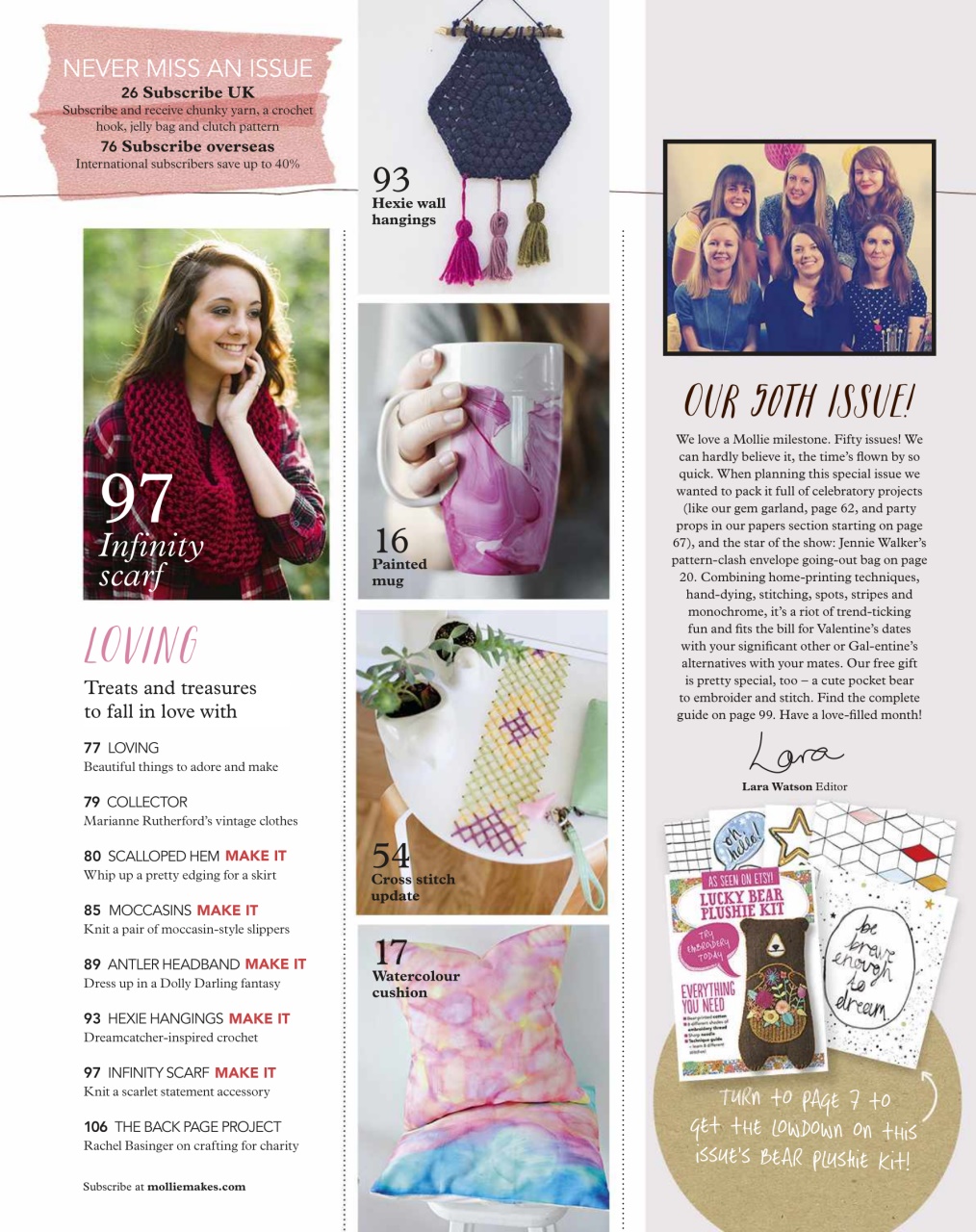 Mollie magazine Preview Pages