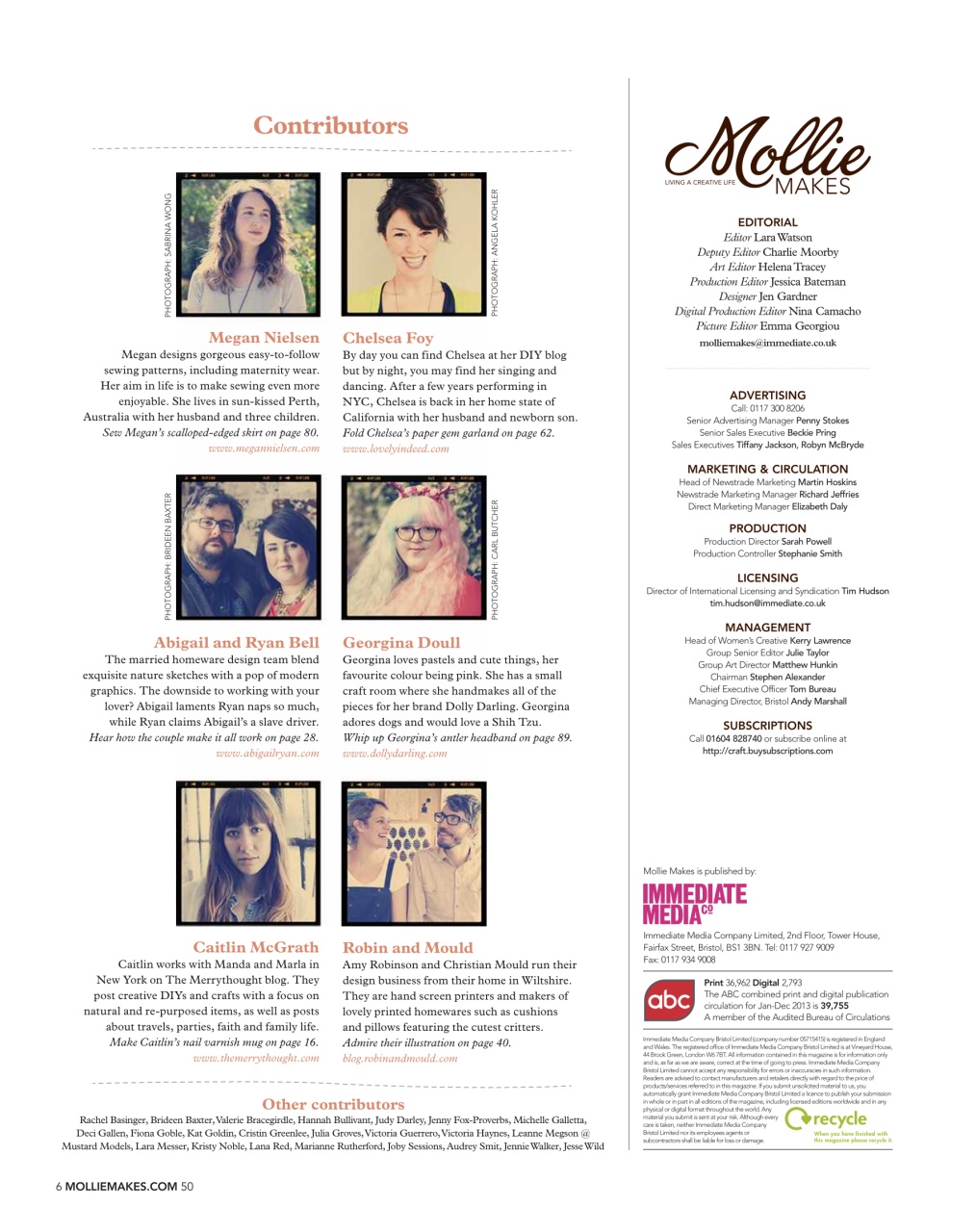 Mollie magazine Preview Pages