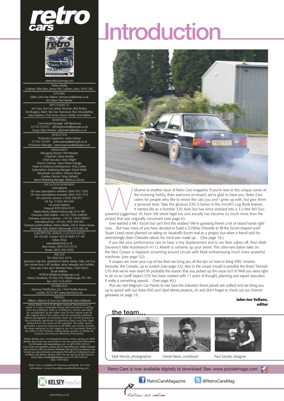 Retro Cars Preview Pages