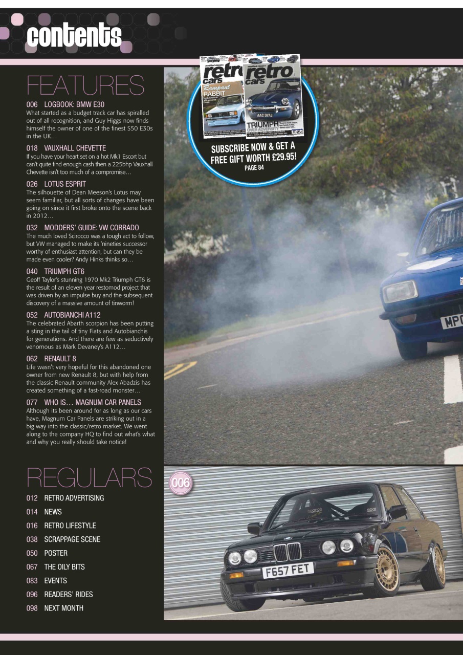 Retro Cars Preview Pages