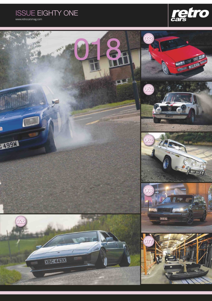 Retro Cars Preview Pages