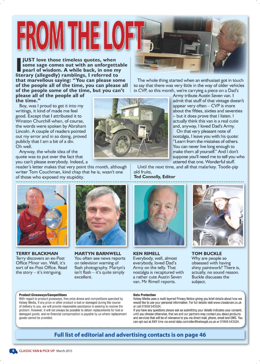 Classic Van & Pick-up Preview Pages