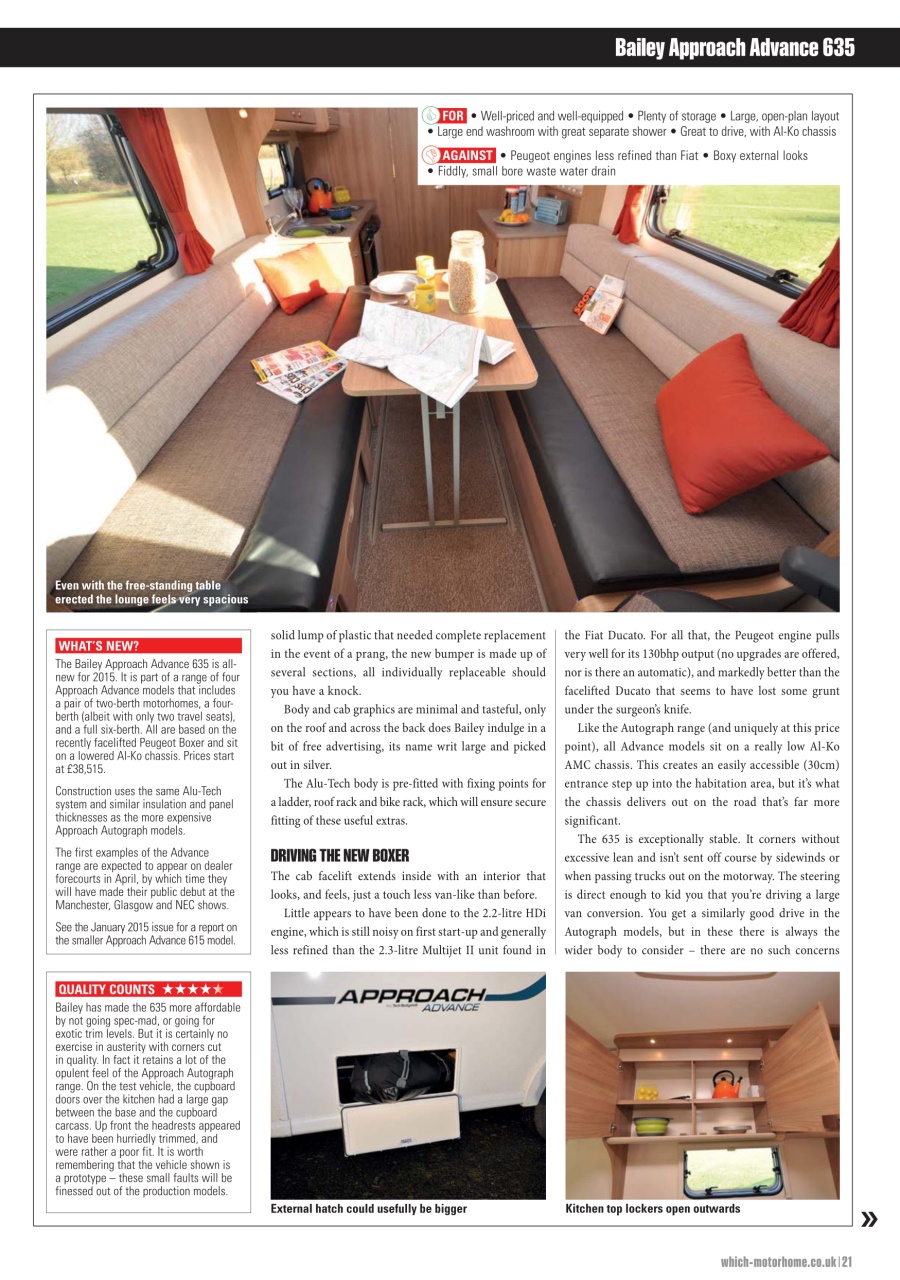 What Motorhome magazine Preview Pages