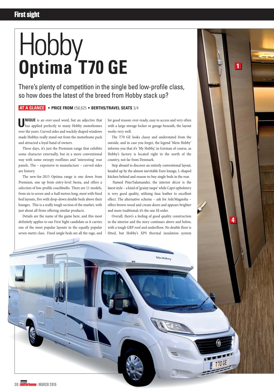 What Motorhome magazine Preview Pages