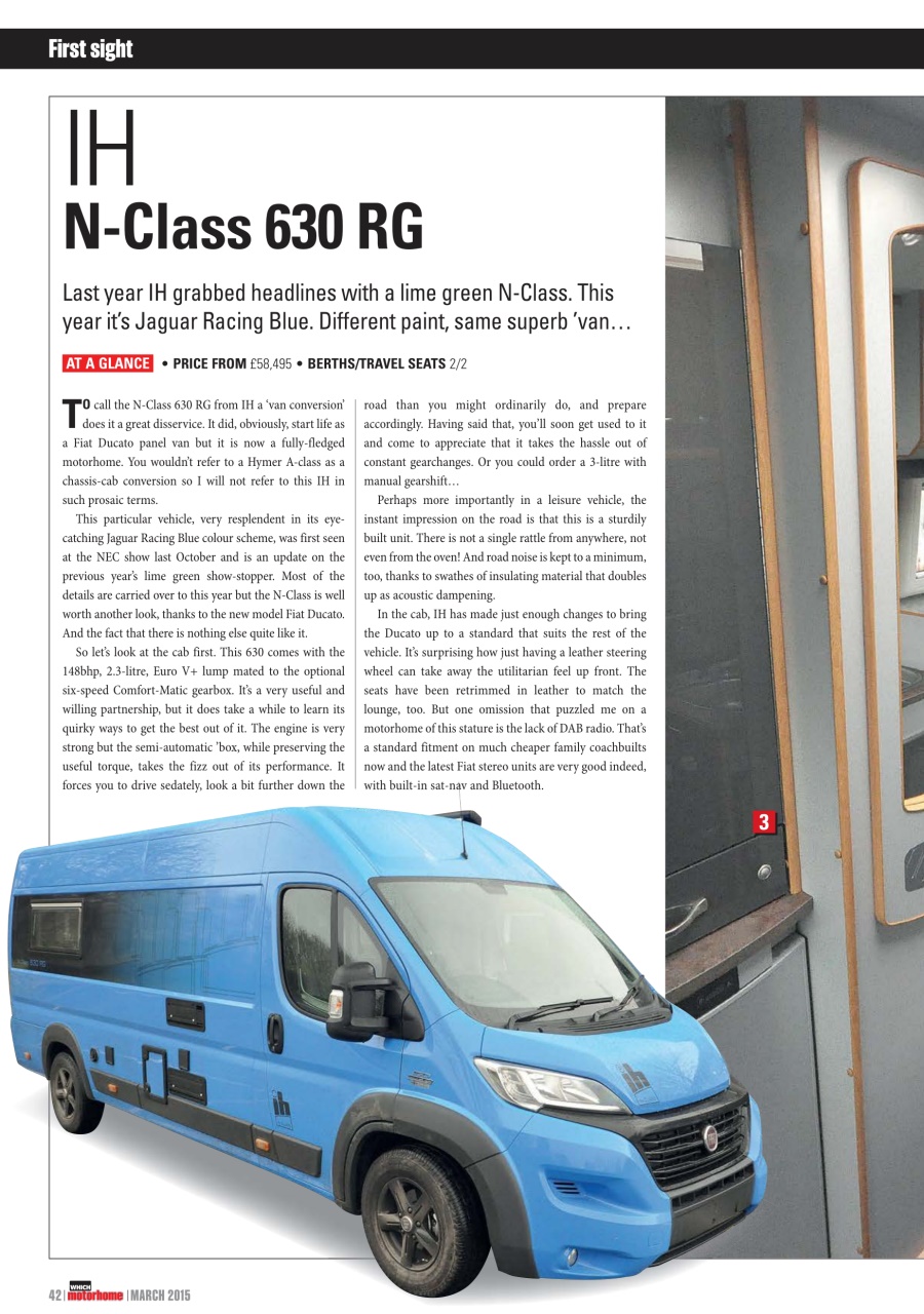 What Motorhome magazine Preview Pages