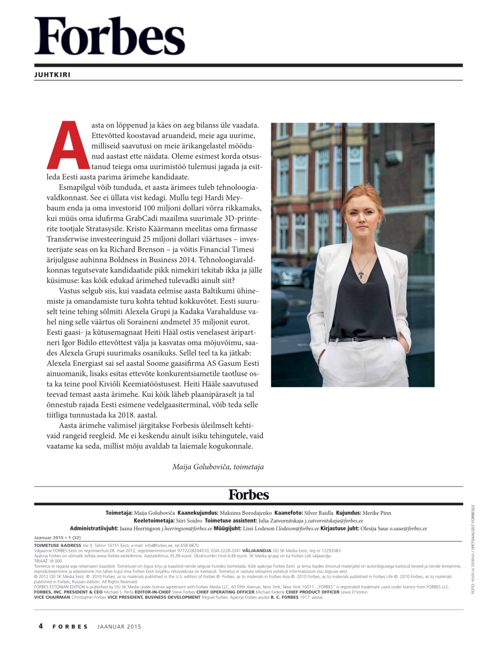 Forbes Estonia Preview Pages