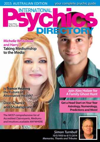 International Psychics Directory 2015 issue International Psychics Directory 2015