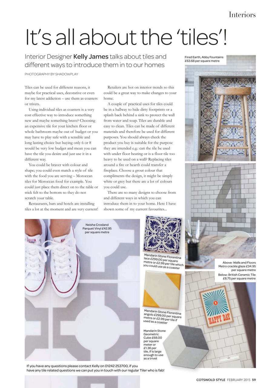 Cotswold Style Preview Pages
