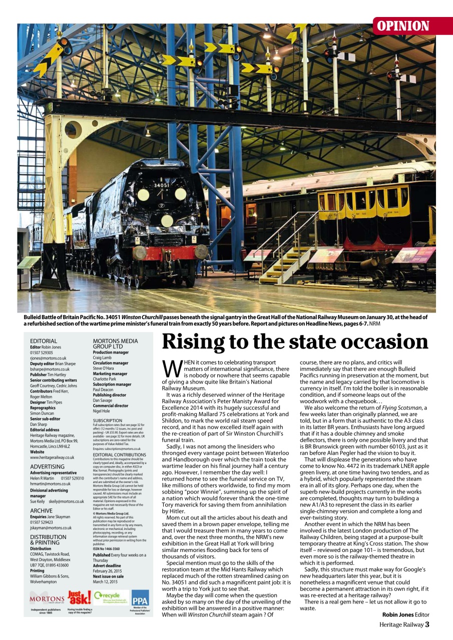 Heritage Railway Preview Pages