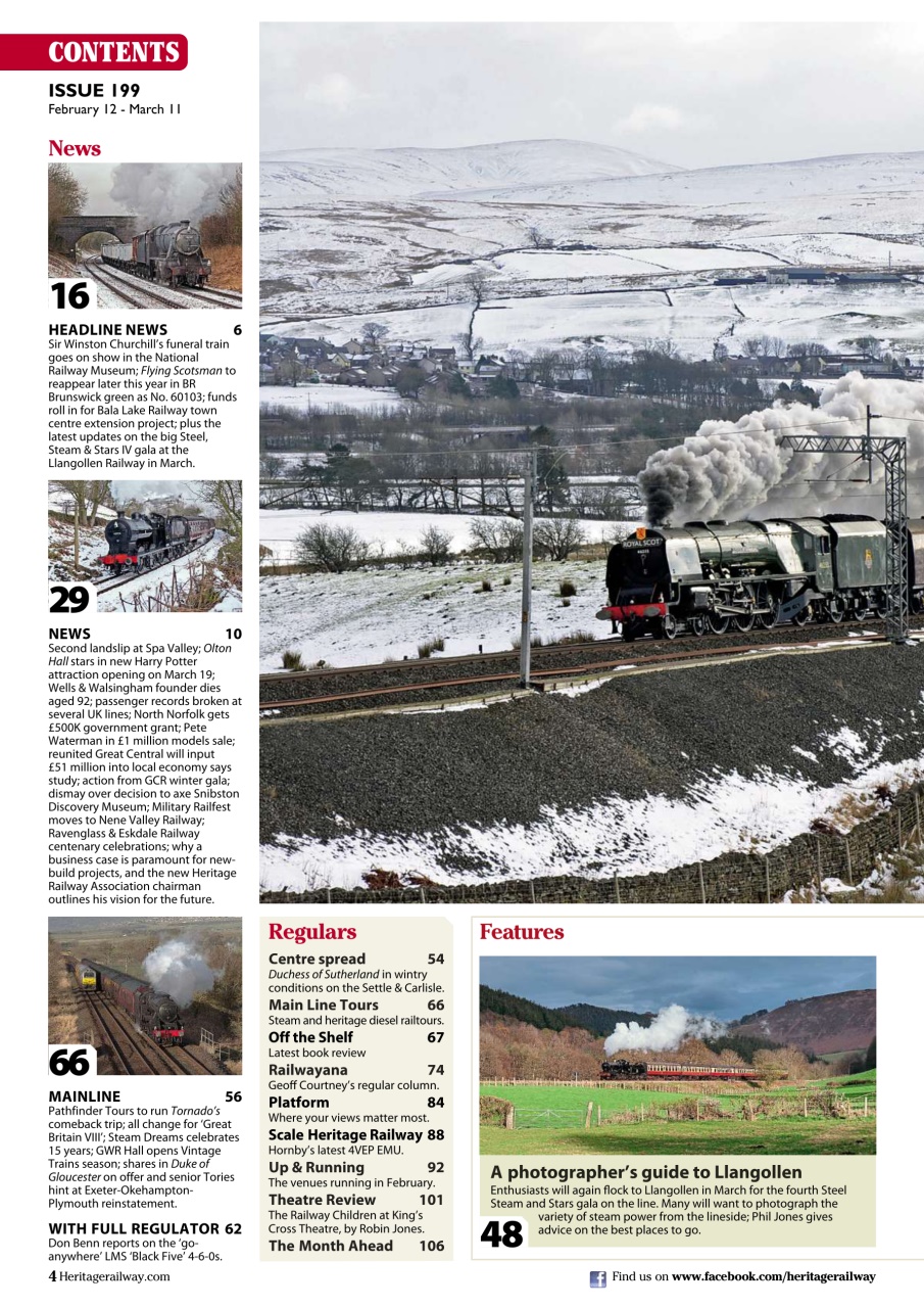 Heritage Railway Preview Pages