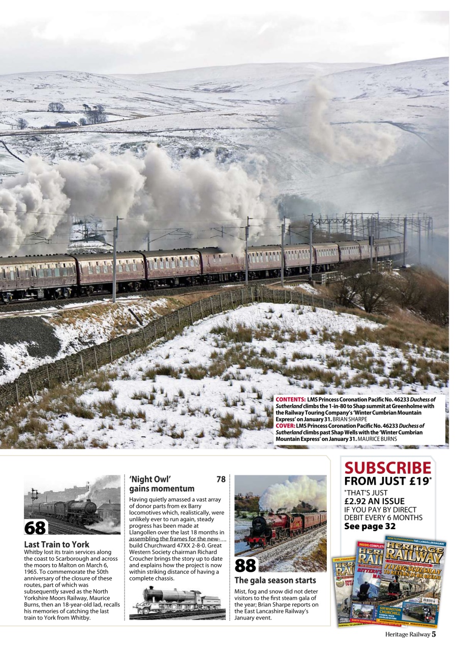 Heritage Railway Preview Pages