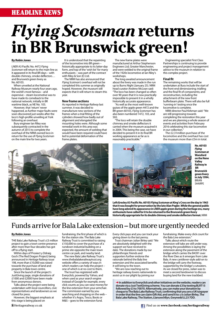 Heritage Railway Preview Pages