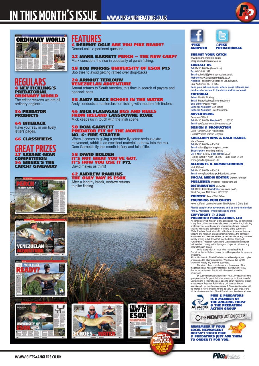 Pike & Predators Preview Pages