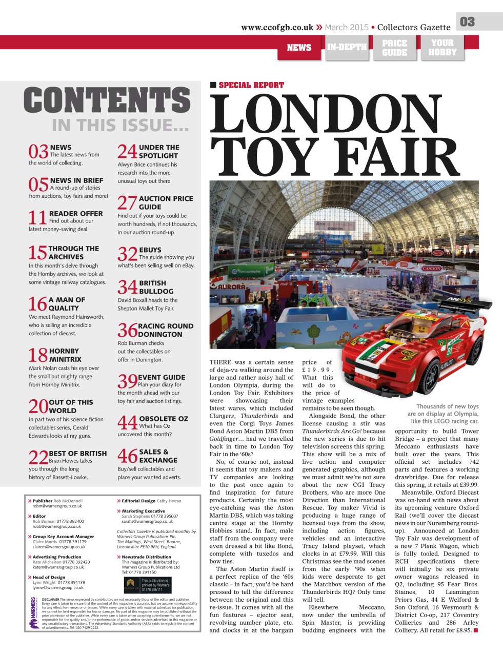 Collectors Gazette Preview Pages
