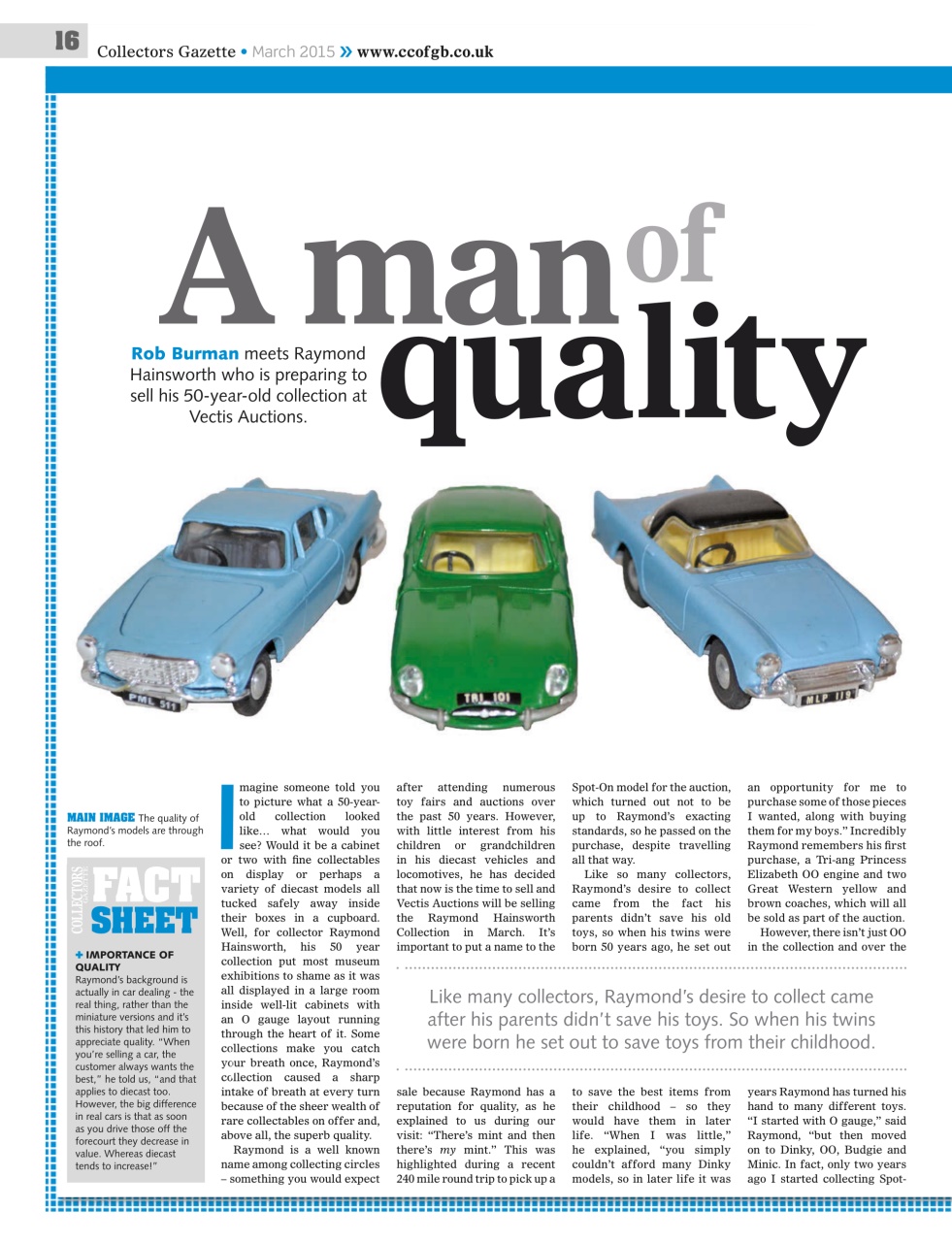 Collectors Gazette Preview Pages