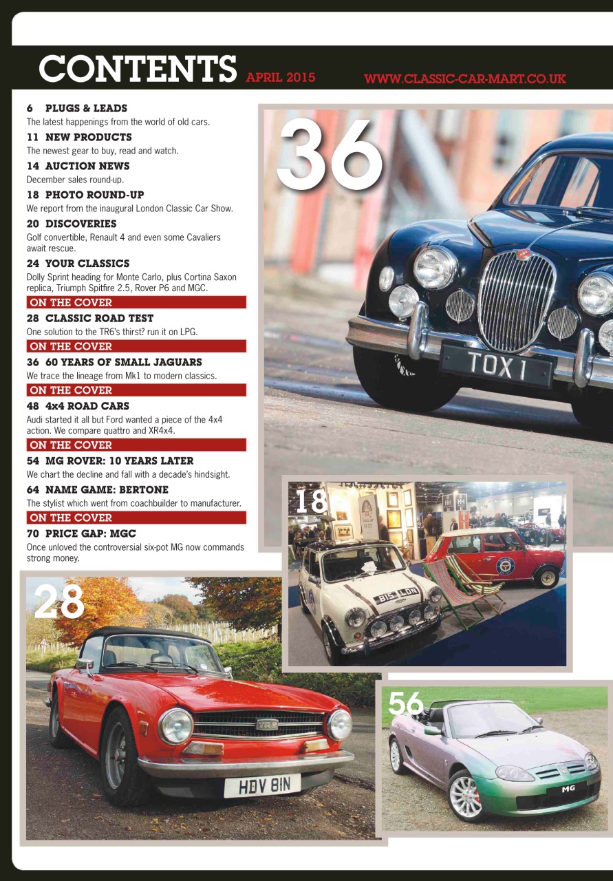 Classic Car Mart Preview Pages