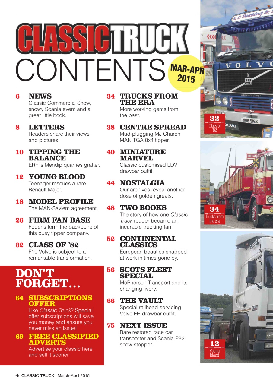 Classic Truck (OLD) Preview Pages
