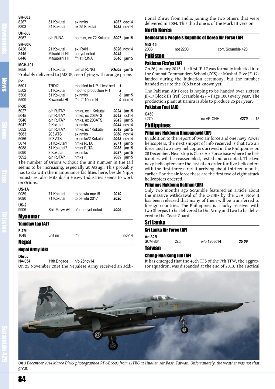 Scramble Magazine Preview Pages