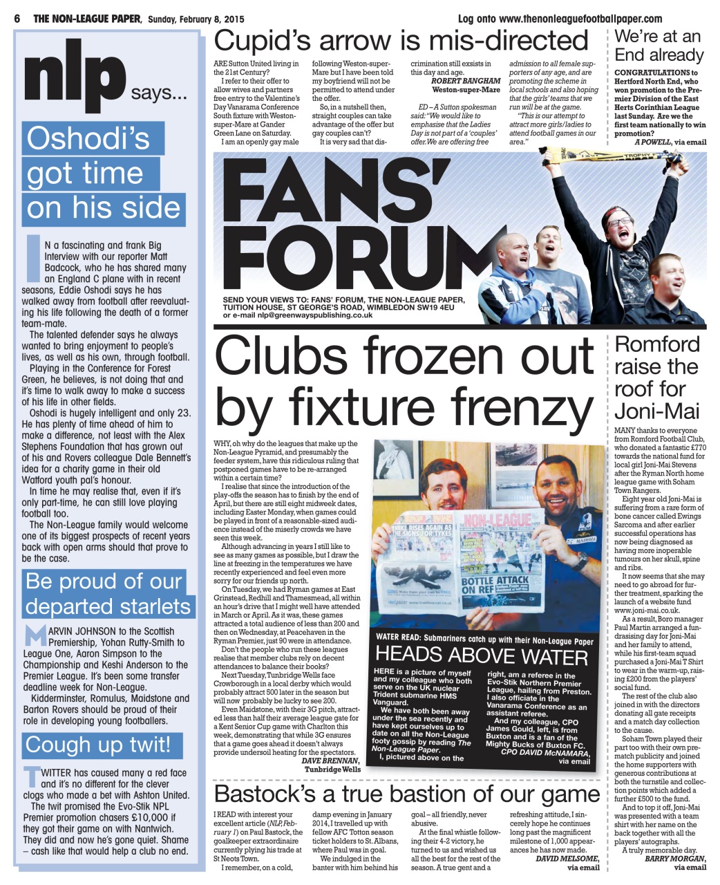The Non-League Football Paper Preview Pages
