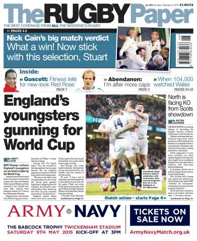 The Rugby Paper issue 8th February 2015