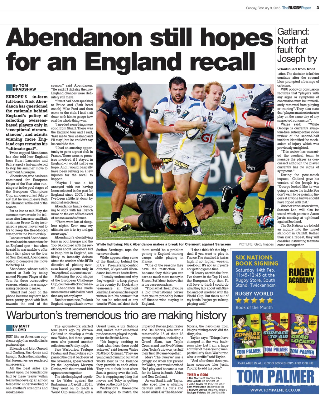 The Rugby Paper Preview Pages