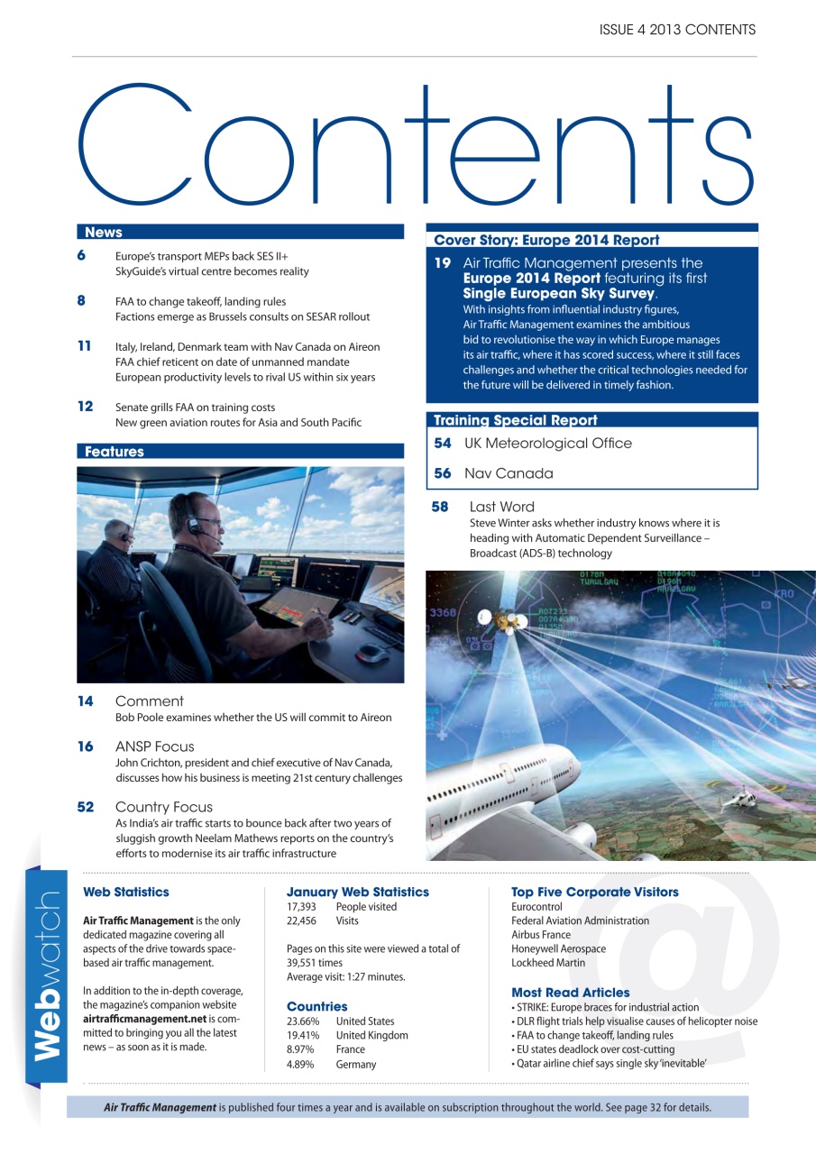 Air Traffic Management Preview Pages