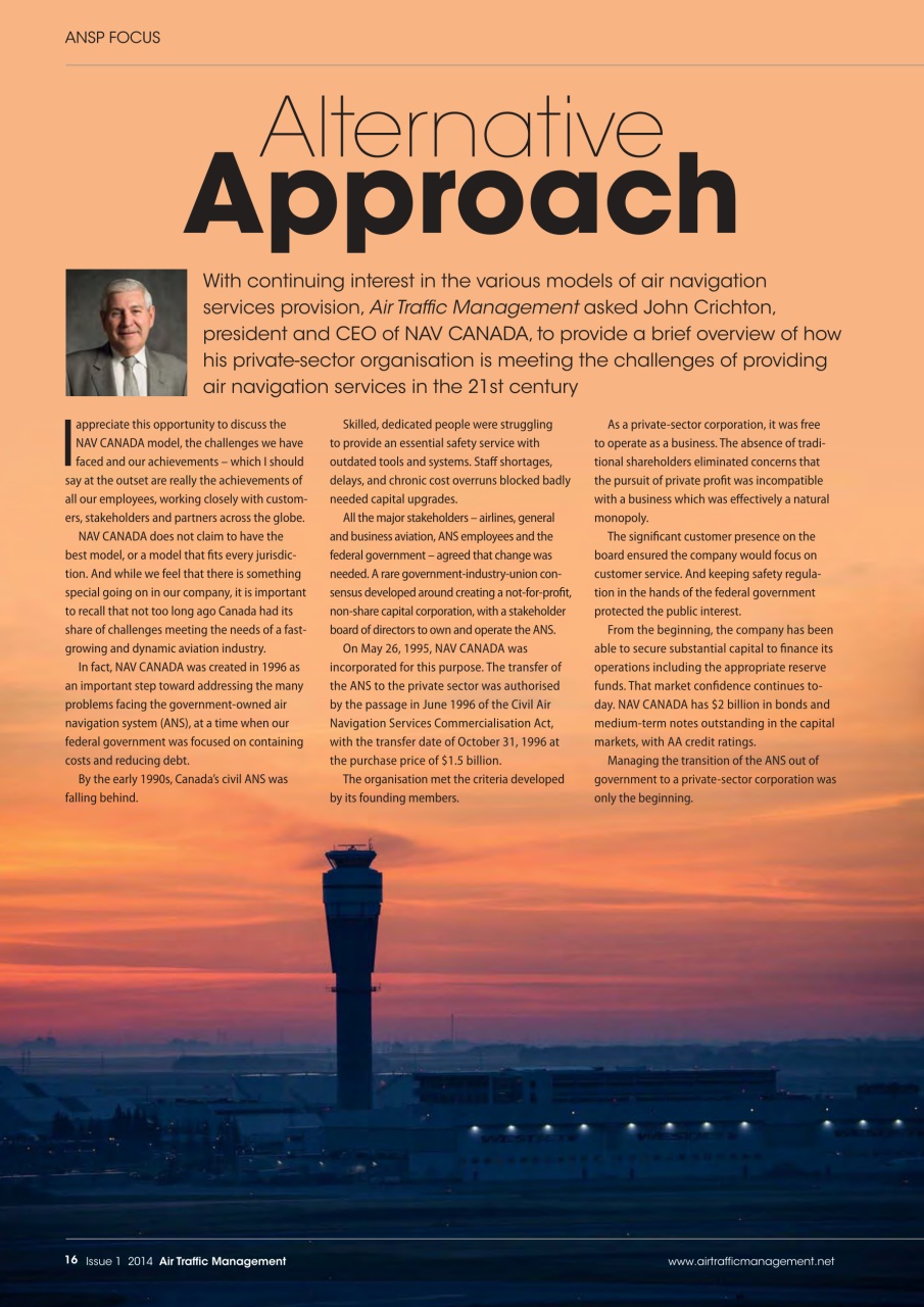 Air Traffic Management Preview Pages