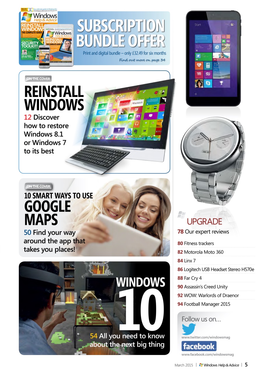 Windows Help & Advice Preview Pages