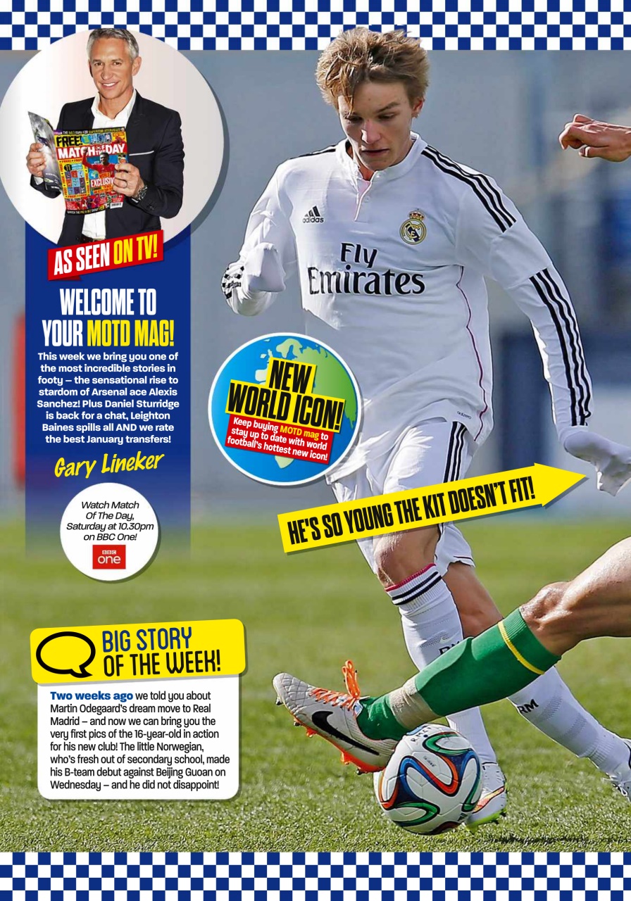 Match of the Day Preview Pages