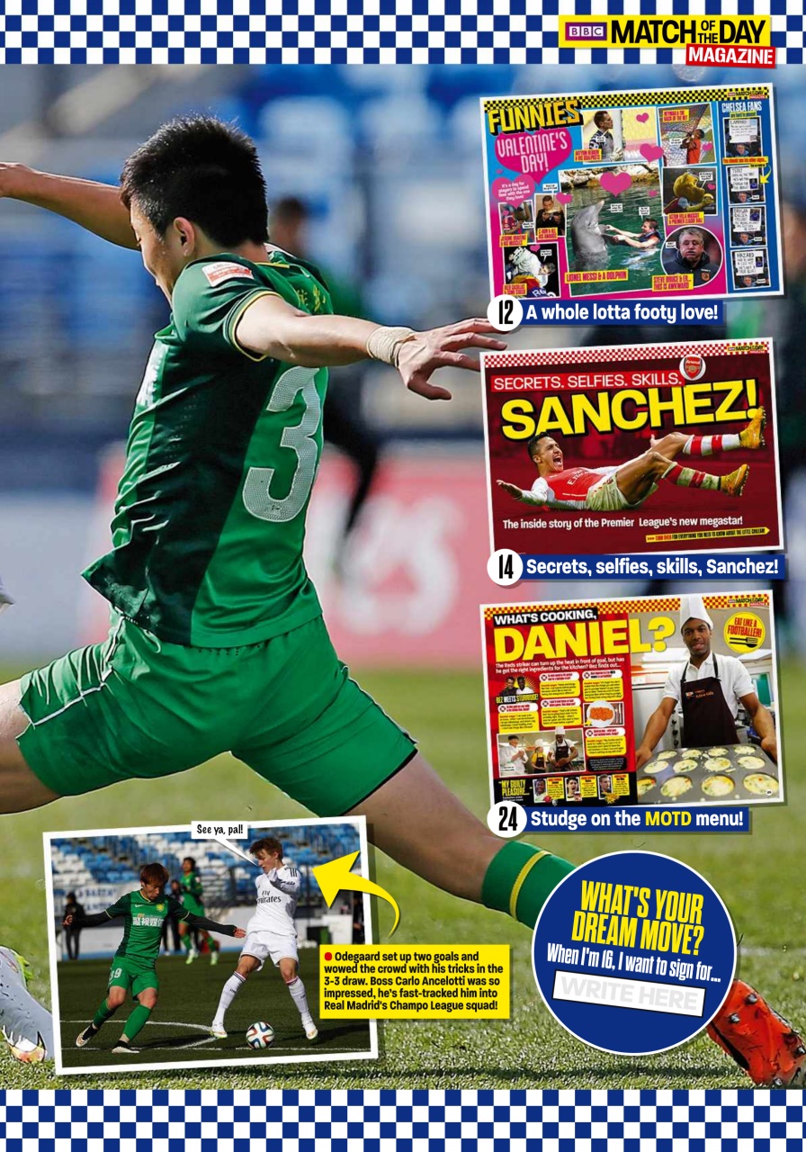 Match of the Day Preview Pages