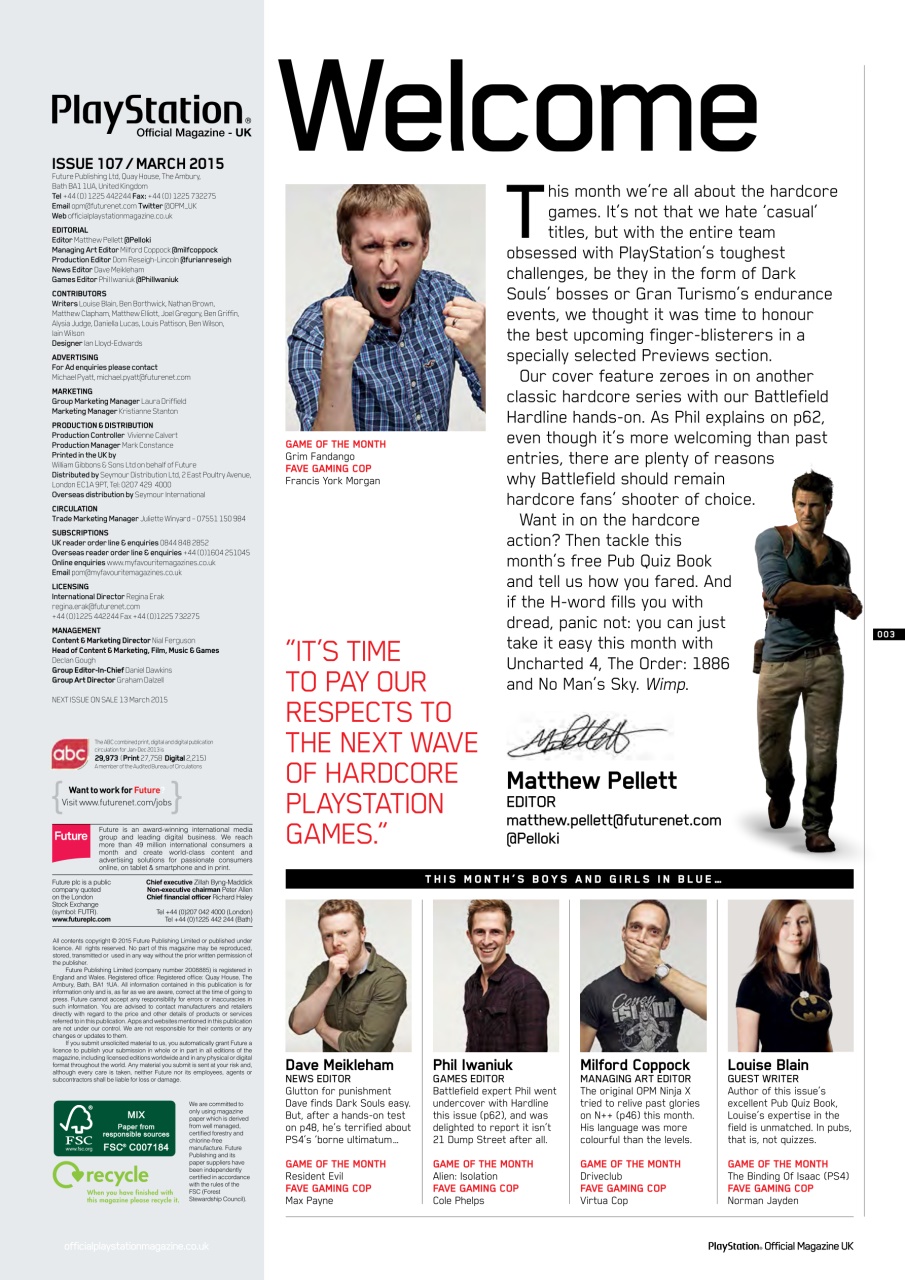 PLAY Magazine Preview Pages