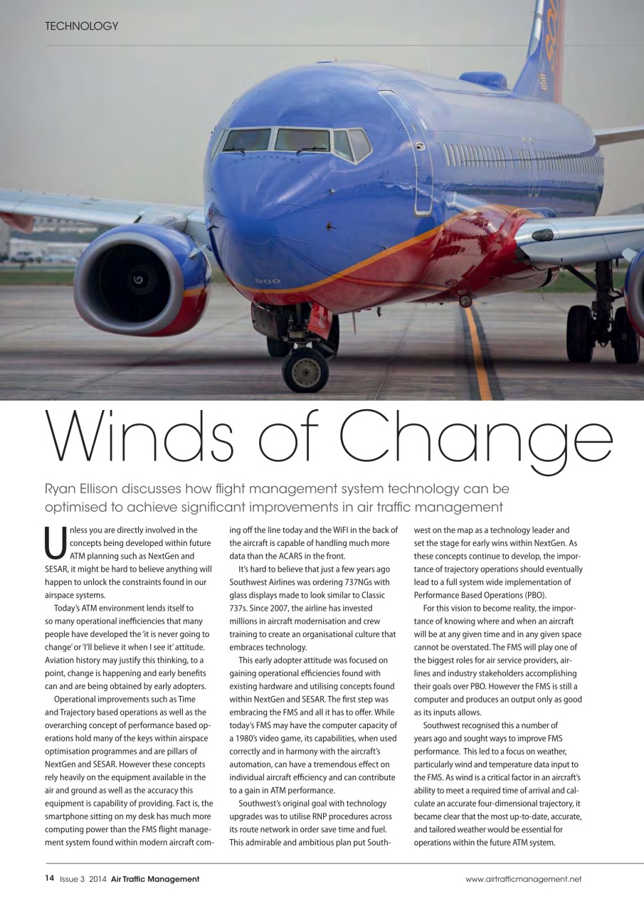 Air Traffic Management Preview Pages