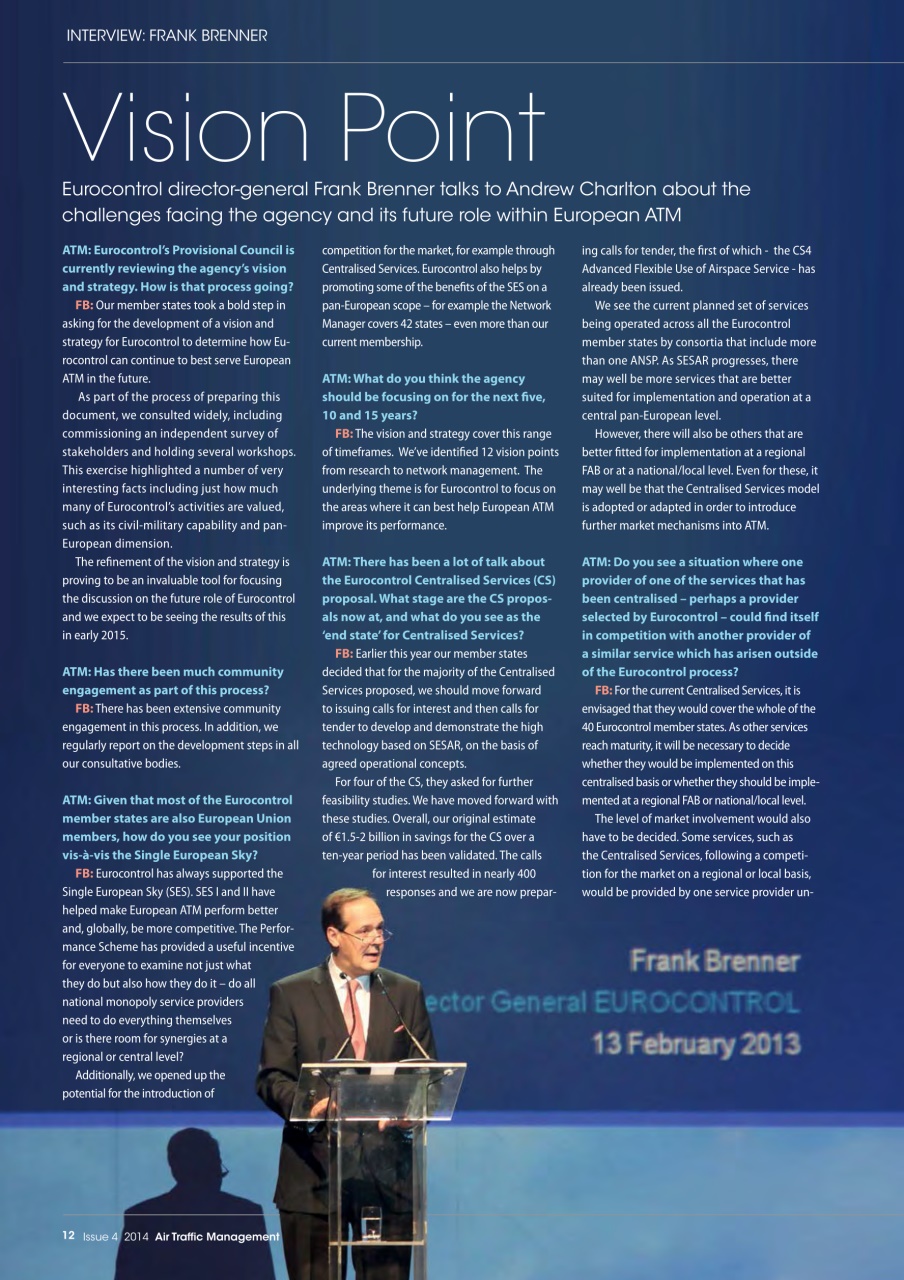 Air Traffic Management Preview Pages