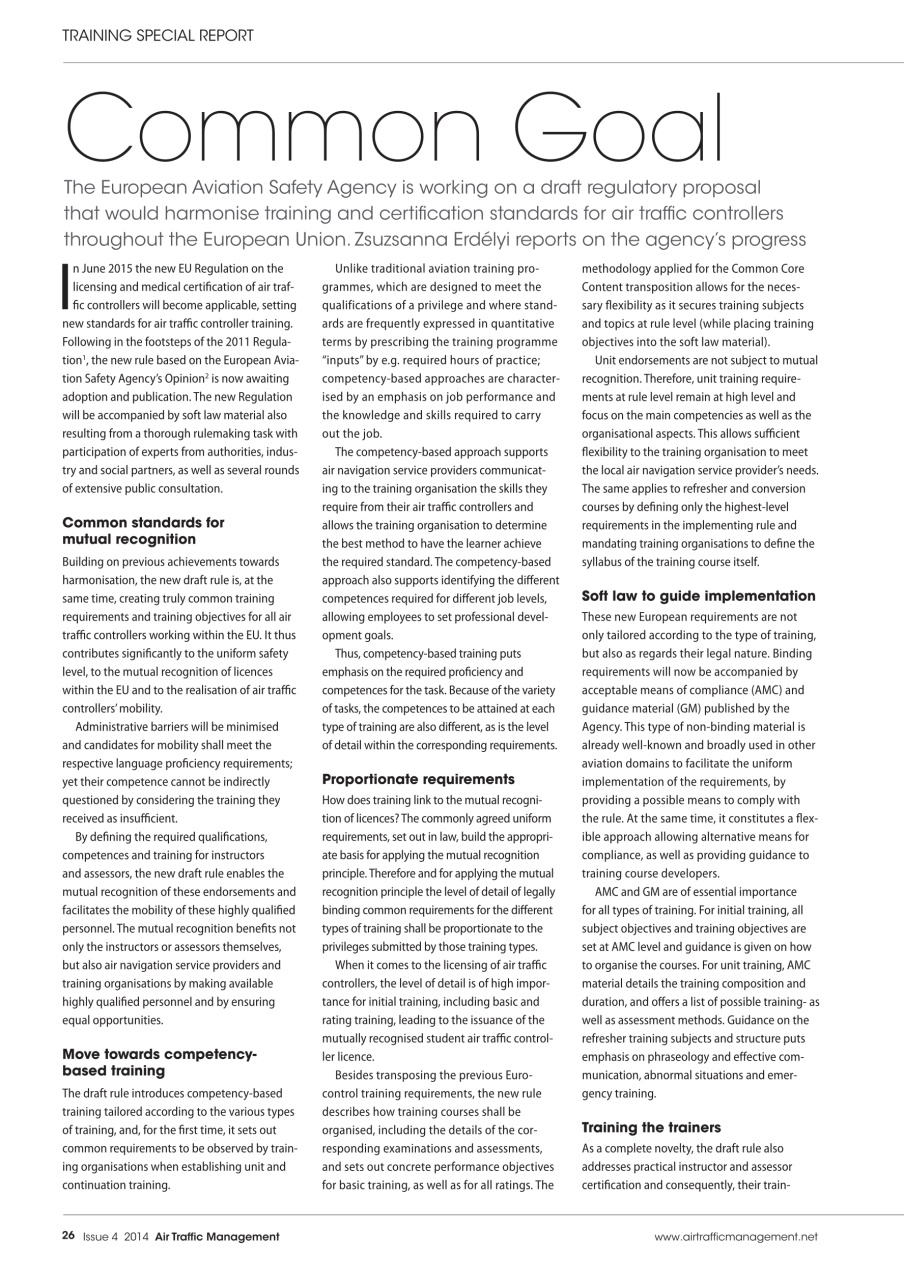 Air Traffic Management Preview Pages