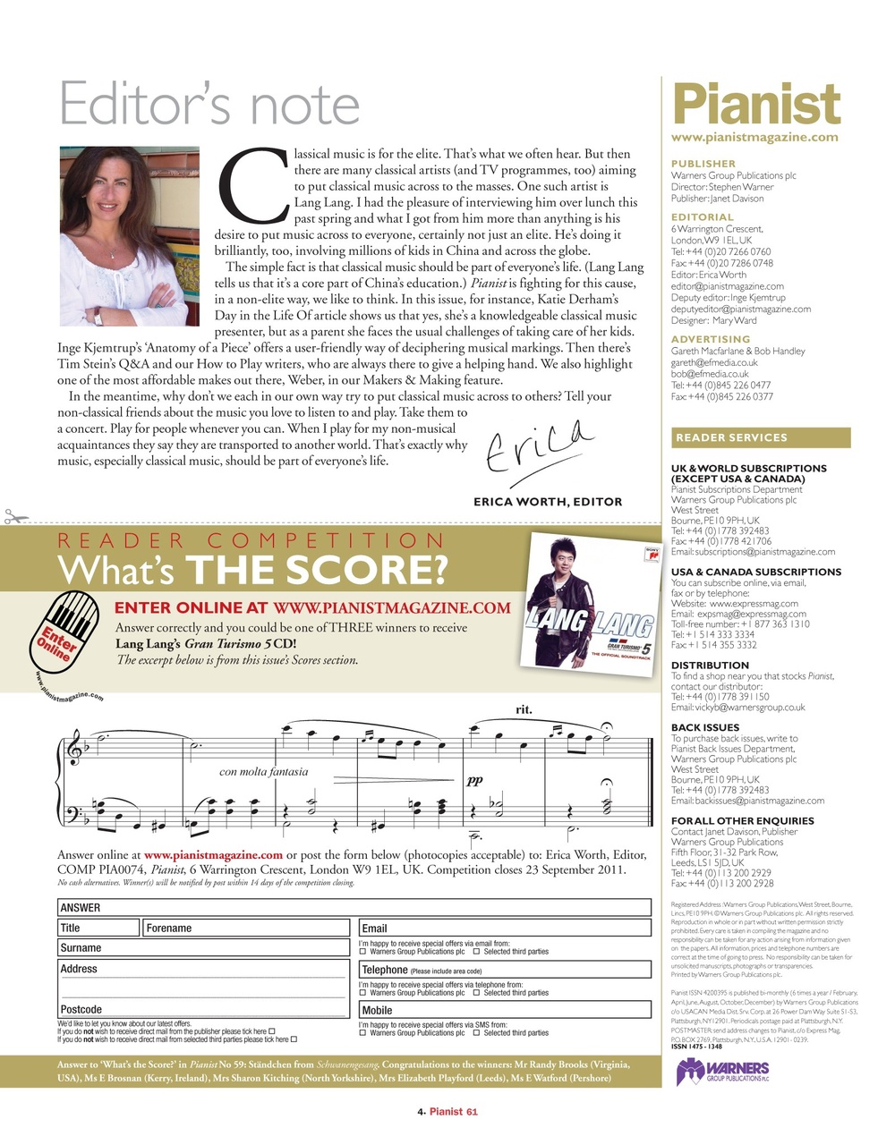 Pianist Preview Pages