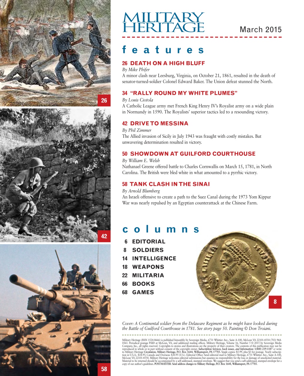Military Heritage Preview Pages