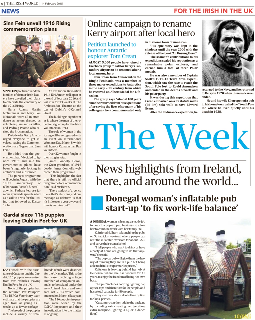 Irish World Preview Pages